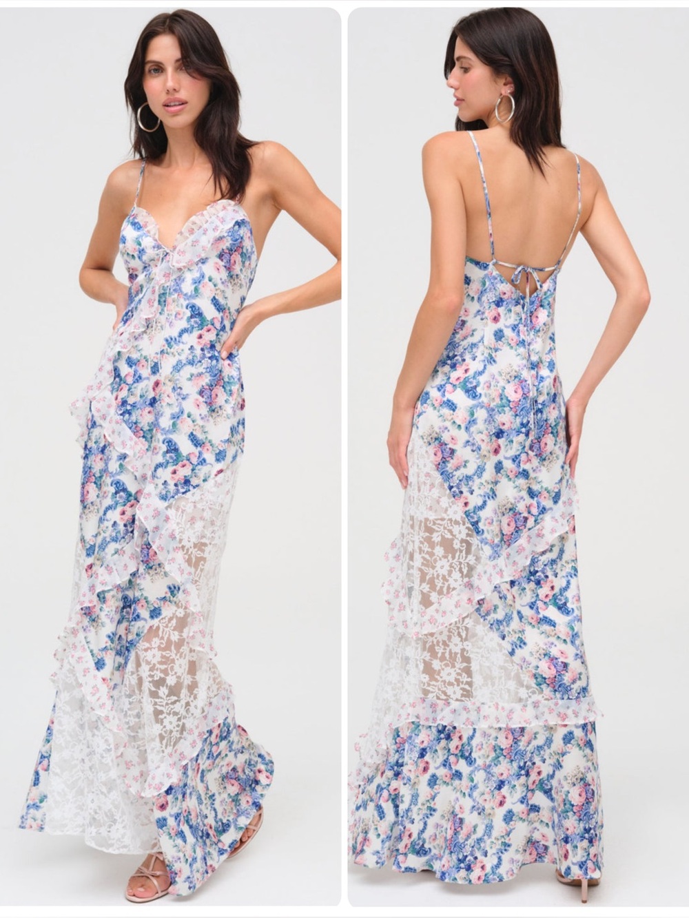For Love & Lemons Josalyn Maxi Dress
Size S